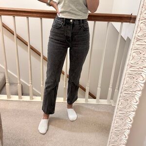 Abercrombie & Fitch The 90s straight High Rise Black Jeans